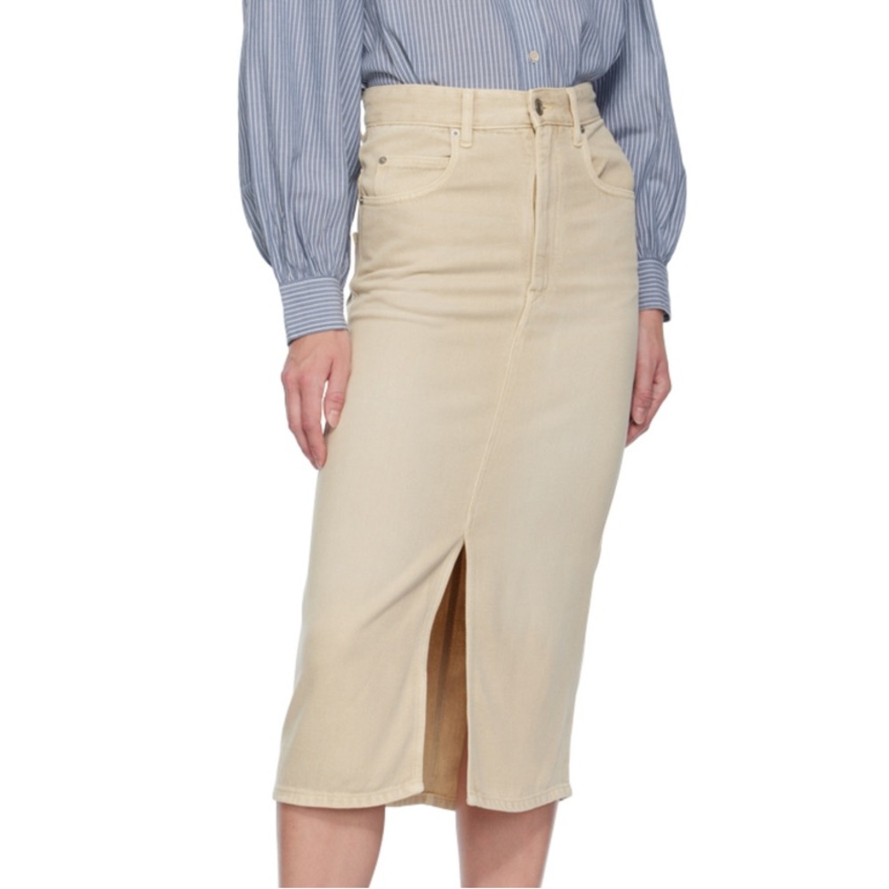 Isabel Marant Tilauria Skirt in Ecru